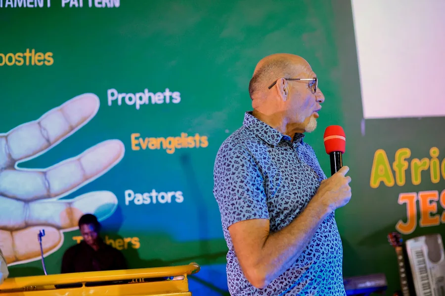 Teaching from the platform on the ministry gifts